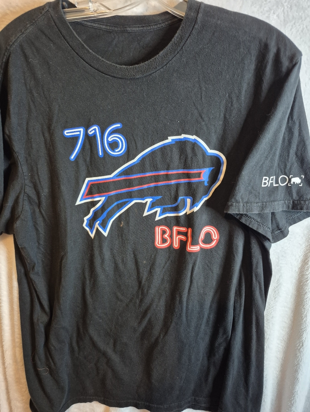 Buffalo BILLS,"716" Tee Shirt XL/ 2XL , No Tags 24" Pit To Pit